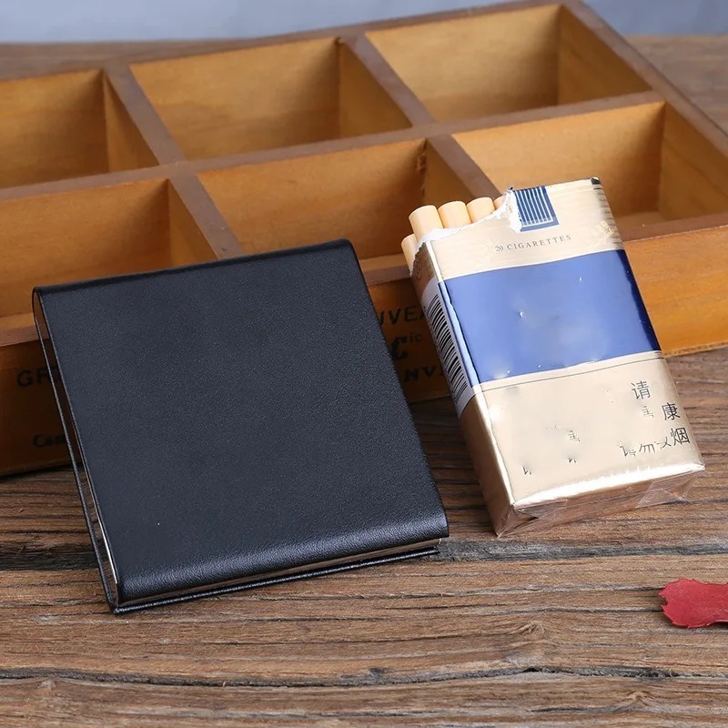 Men'S Fashion - Boîte à cigarettes en acier inoxydable