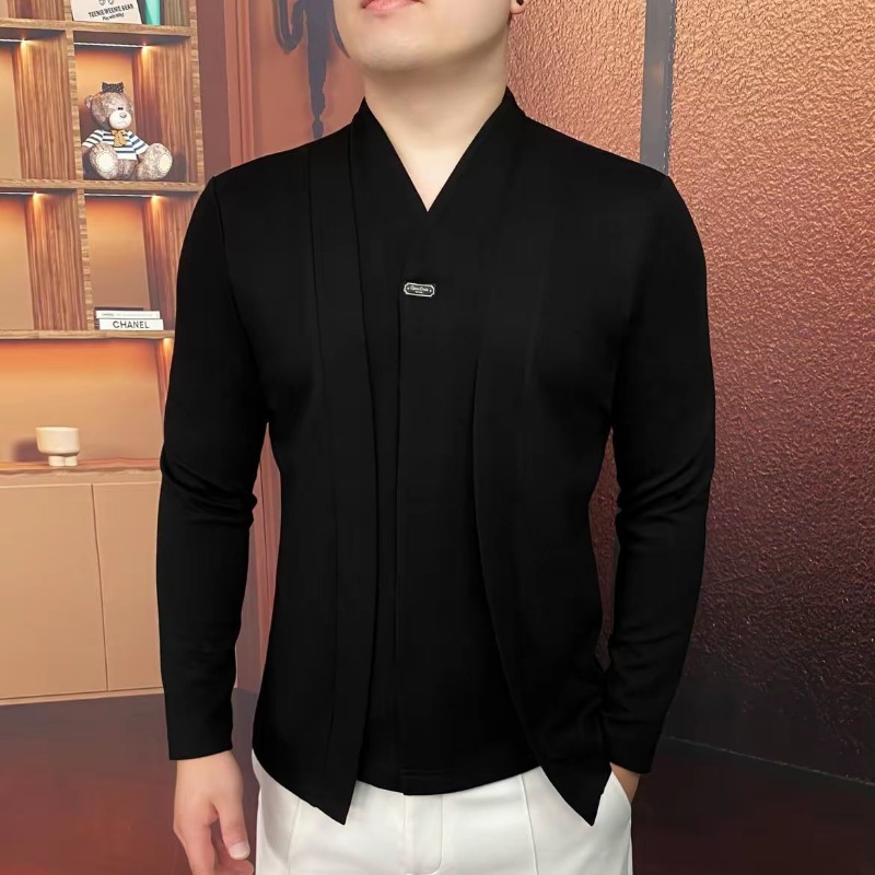 Men'S Fashion - Sweat-shirt deux pièces léger de luxe