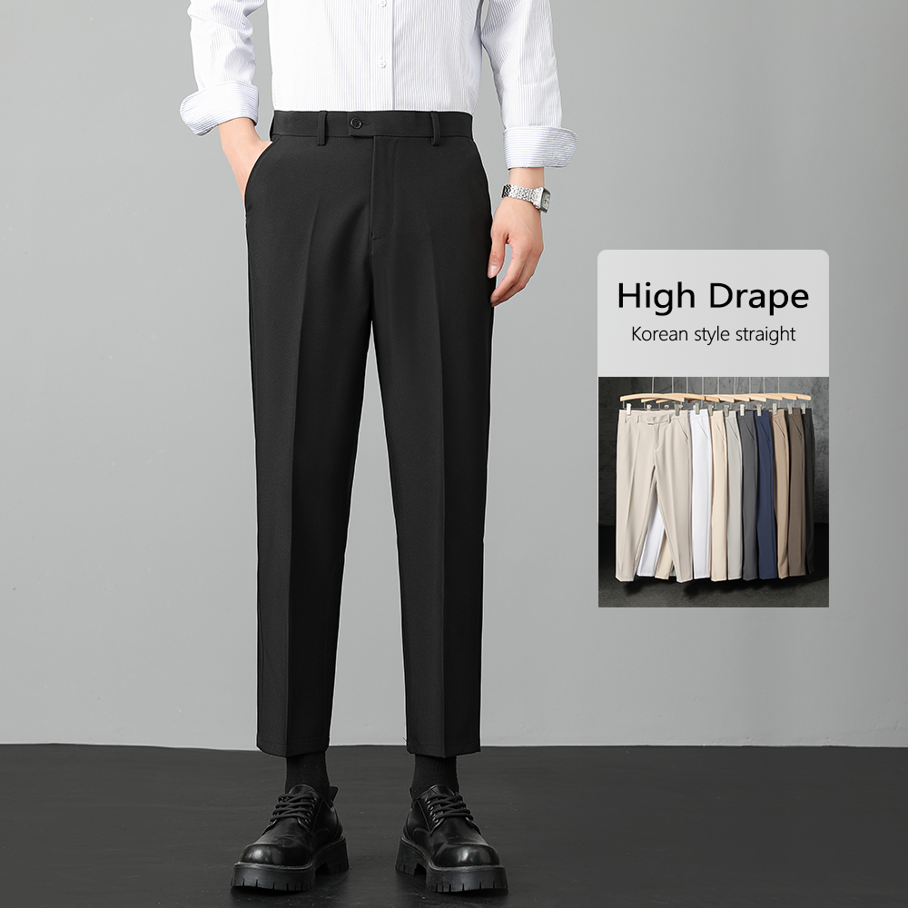 Formal Trouser Stretch - Pantalon de Costume Droit Extensible pour