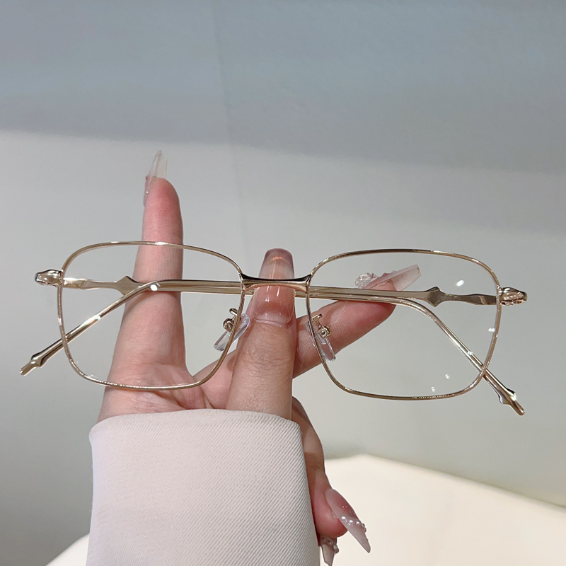 Men'S Fashion Non Prescription Glasses - KAMMPT Vintage carré montures optiques hommes
