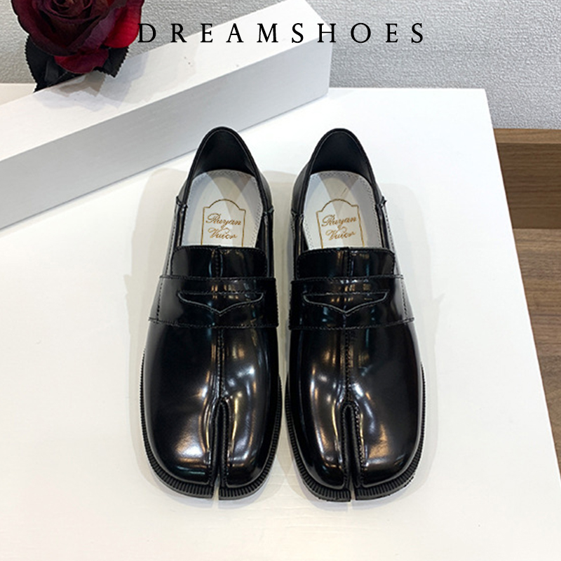 Suede Loafers Men - Chaussures Tabi à enfiler pour hommes