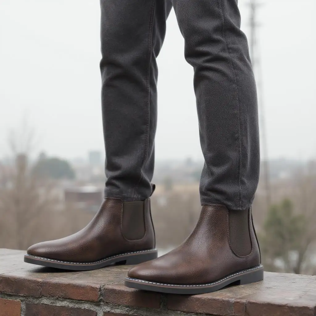 Mens Fashion Autumn 2025 - Bottes pour hommes 2025 chaussures pour