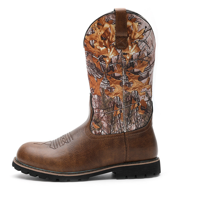 Mens Fashion Vintage - Bottes pour hommes de grande taille
