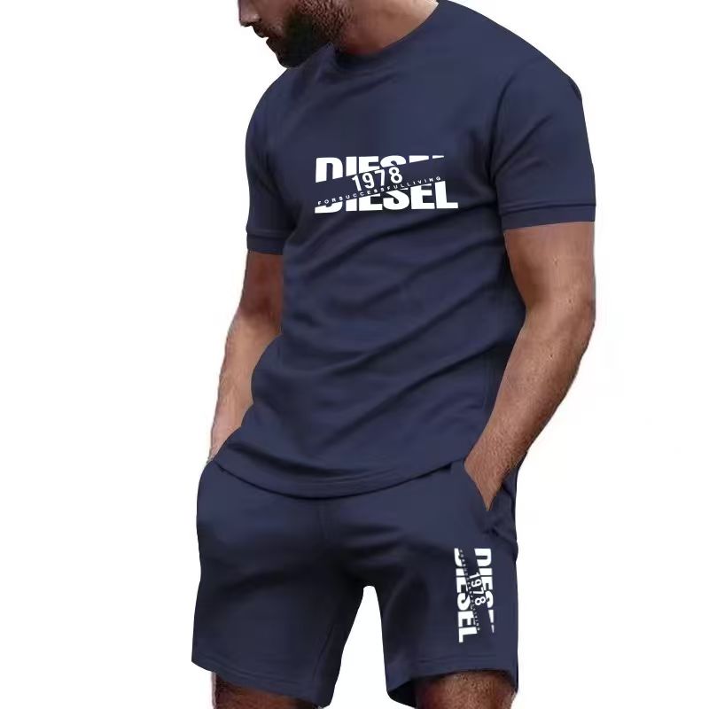 Men'S Fashion Essentials - Nouvel ensemble T-shirt et short d'été
