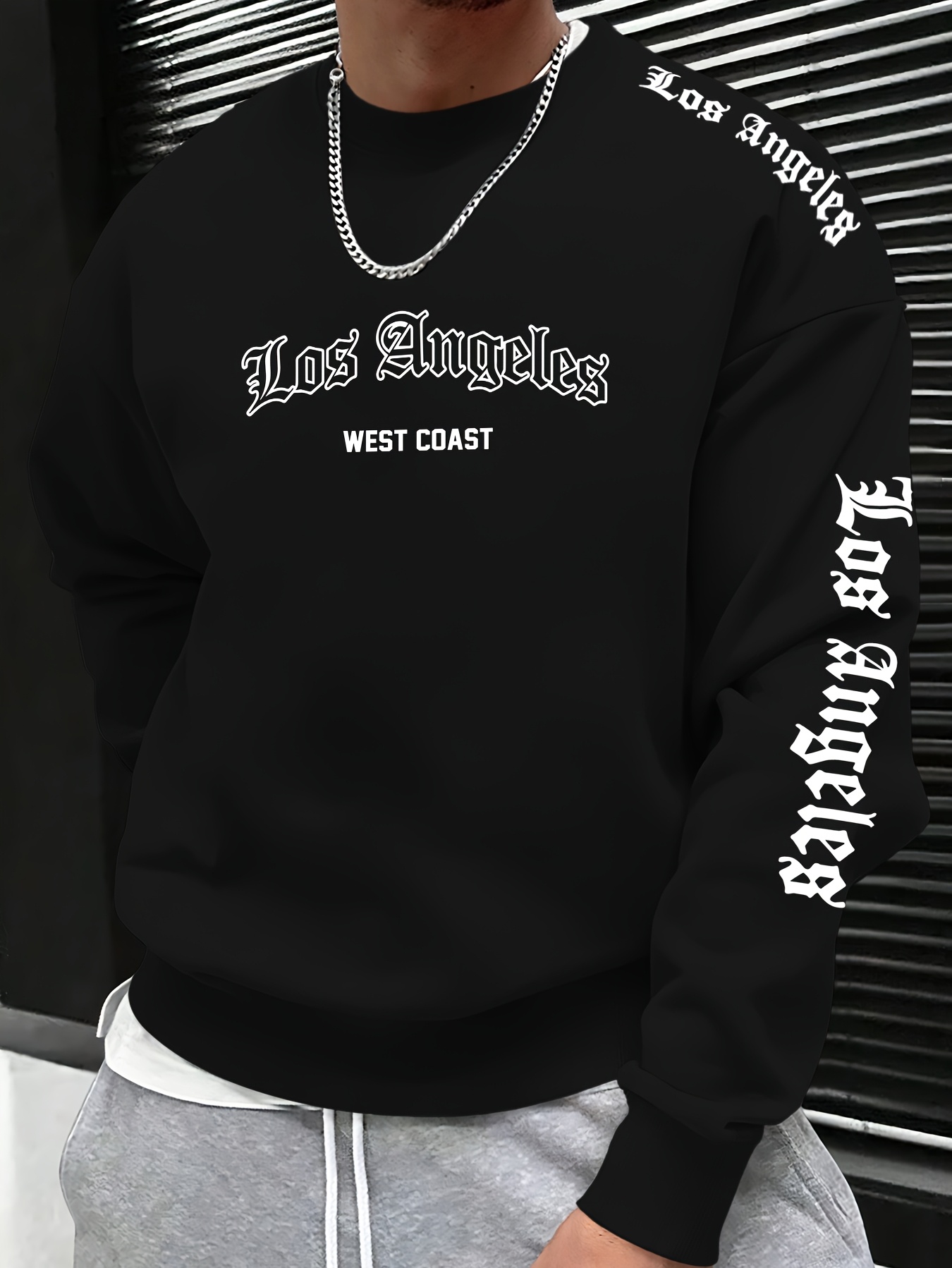 Men'S Fashion - Sweat-shirt à col rond pour homme