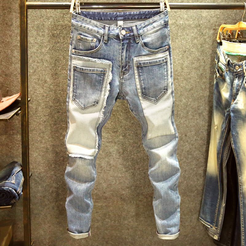 Men'S Fashion Jeans 2025 - Trending 2025 marque autocollant beau jean