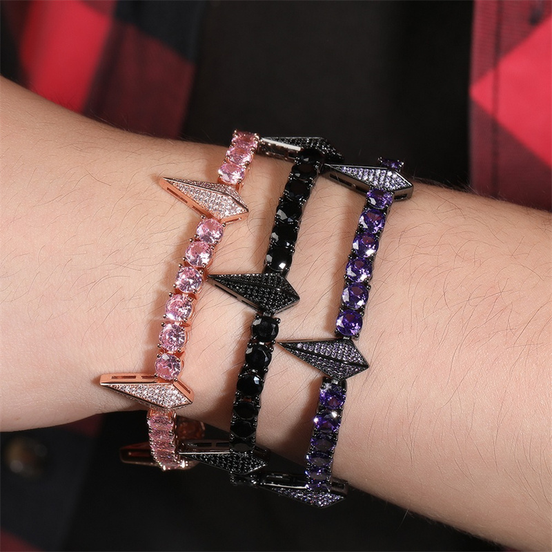 Men'S Fashion Night Out - Bracelet à pointes Punk Hip Hop