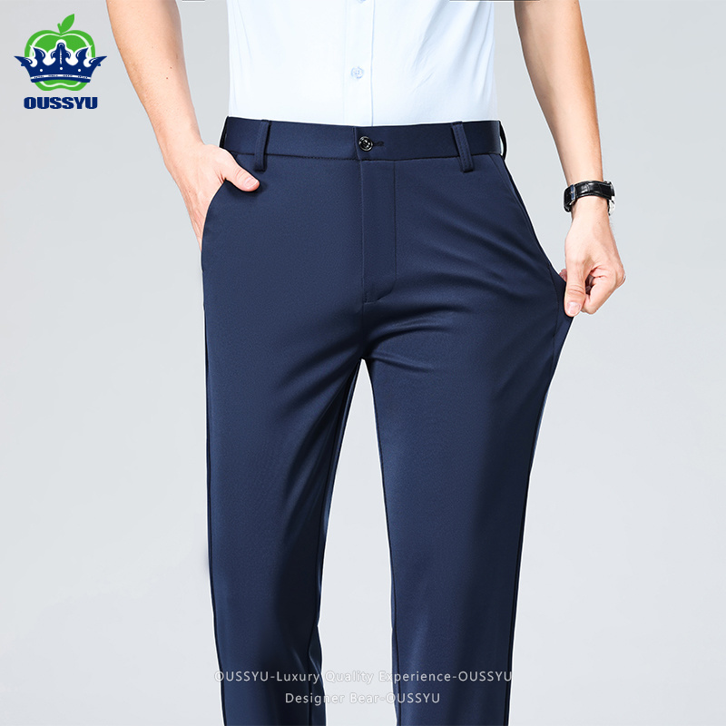 Formal Trouser Stretch - Pantalon de Costume Extensible Homme Fin