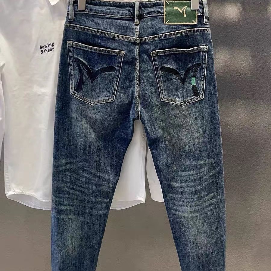 Men'S Fashion Jeans 2025 - Vêtements pour hommes Jeans rétro hommes