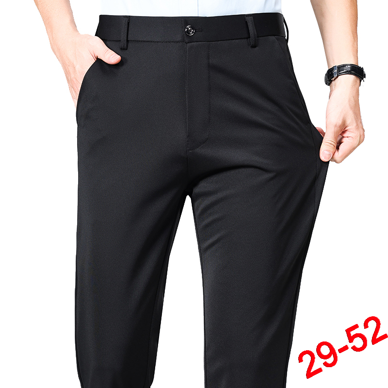 Formal Trouser Stretch - Pantalon grande taille pour hommes, costume