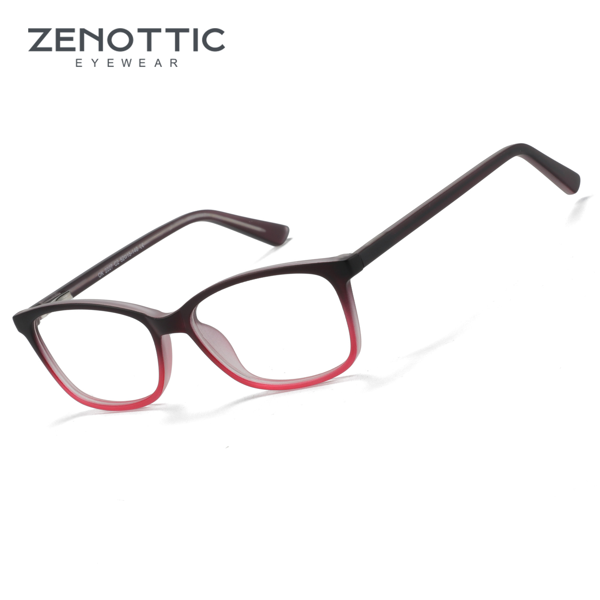 Men'S Fashion Non Prescription Glasses - ZENOTTIC – lunettes optiques carrées unisexes,
