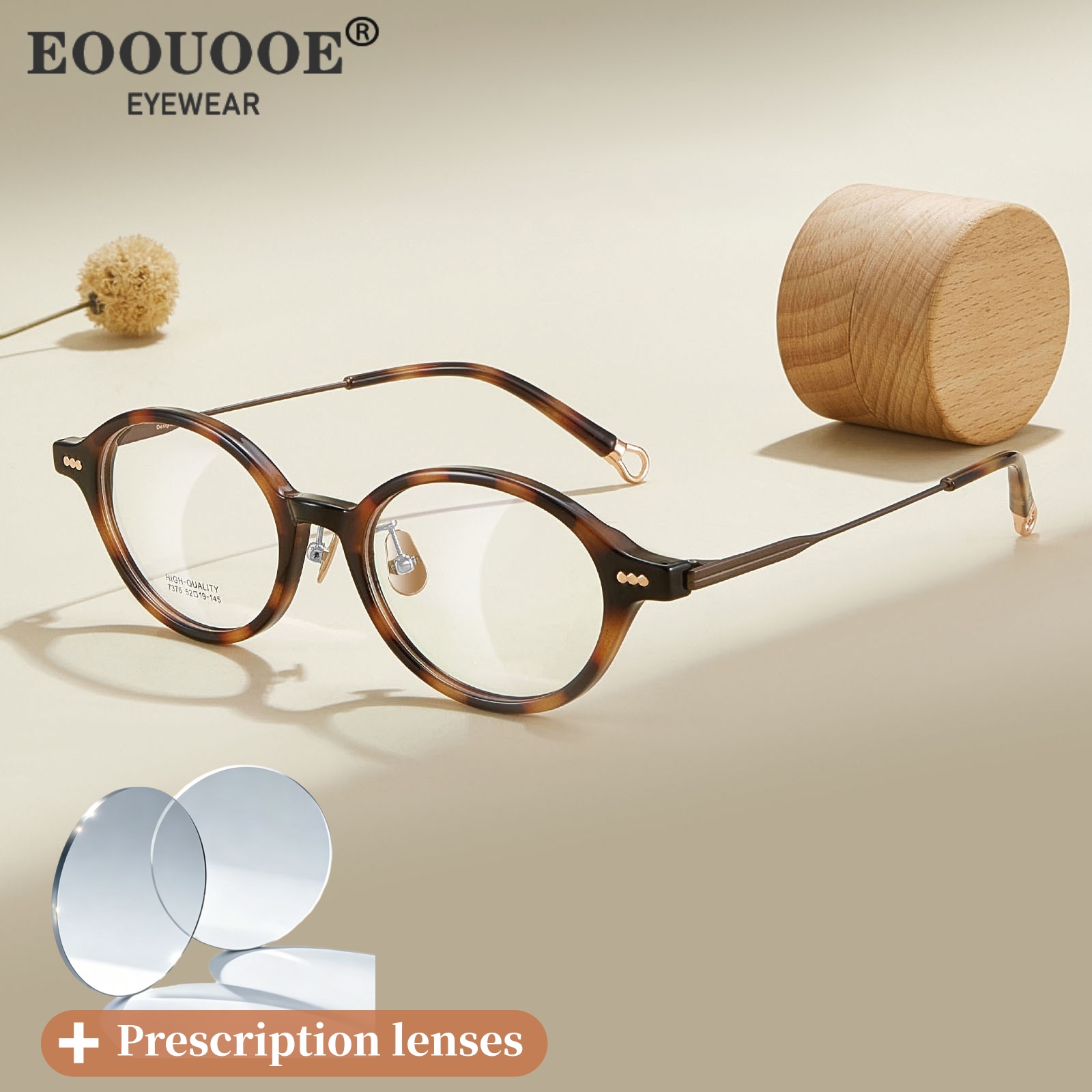 Men'S Fashion Non Prescription Glasses - Nouvelle monture de lunettes ovale TR90