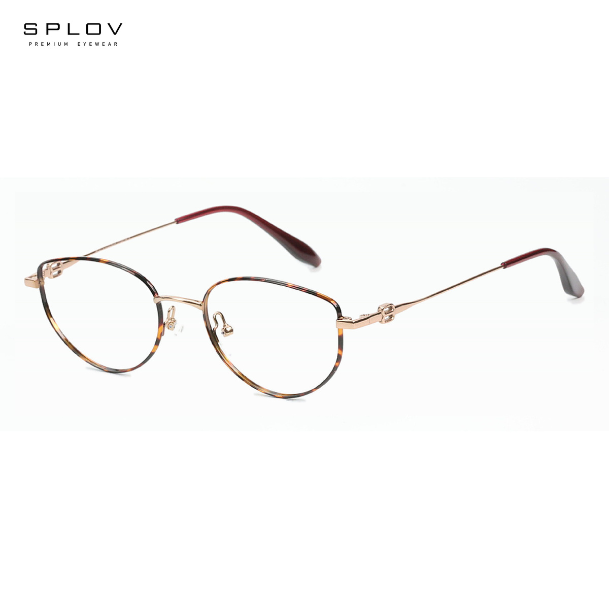 Men'S Fashion Non Prescription Glasses - Montures de lunettes rétro en métal