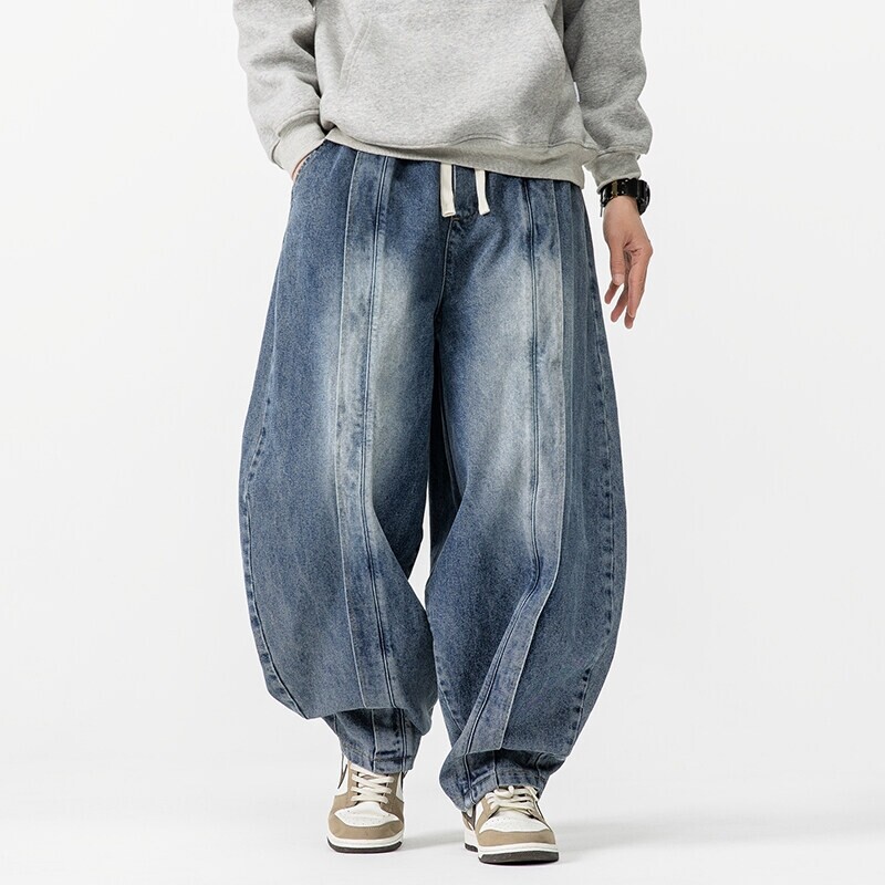 Men'S Fashion Jeans 2025 - 2025 nouveau sarouel Vintage hommes lâche