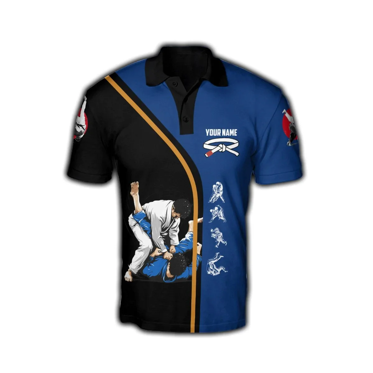 Nom personnalisé Jiu Jitsu 3D  - Men'S Fashion Names avis et prix