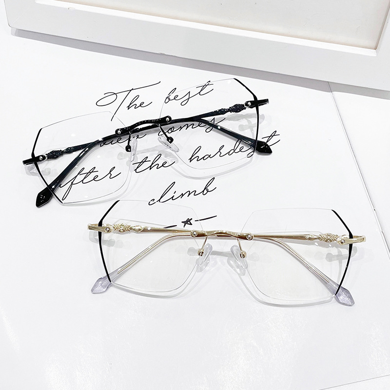 Lunettes de myopie sans bords  - Men'S Fashion Rimless Glasses avis et prix