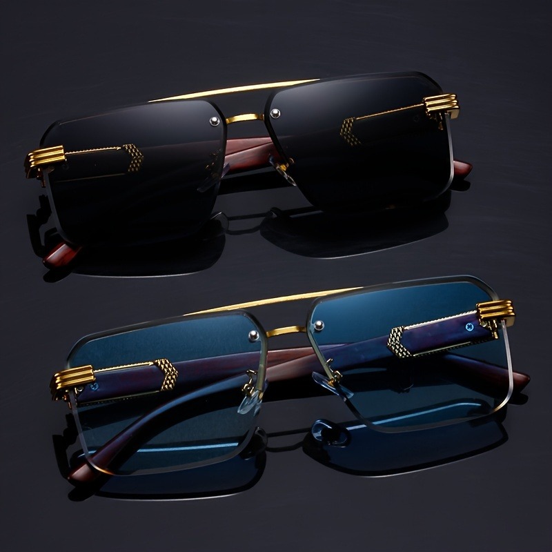 Lunettes de soleil tendance à  - Men'S Fashion Rimless Glasses avis et prix
