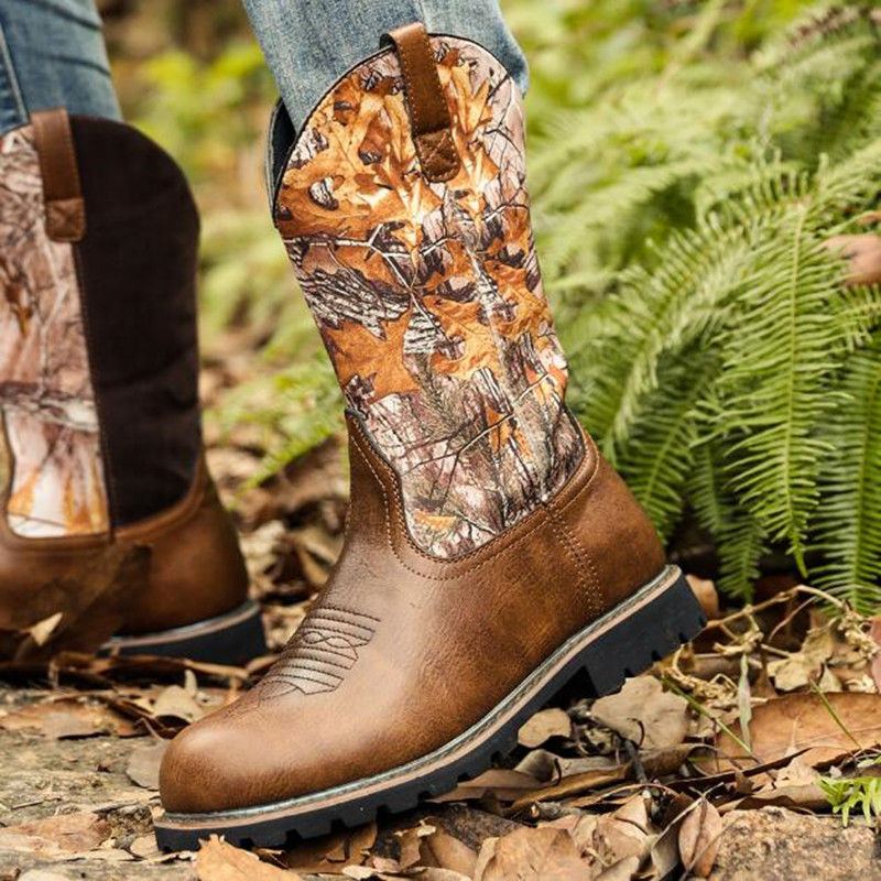 Bottes de cowboy à enfiler pou - Mens Fashion Vintage avis et prix