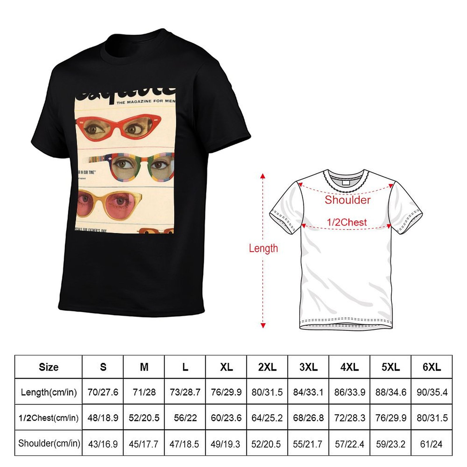 Esquire 1960s Magazine Sunglas - Men'S Fashion 1960S avis et prix