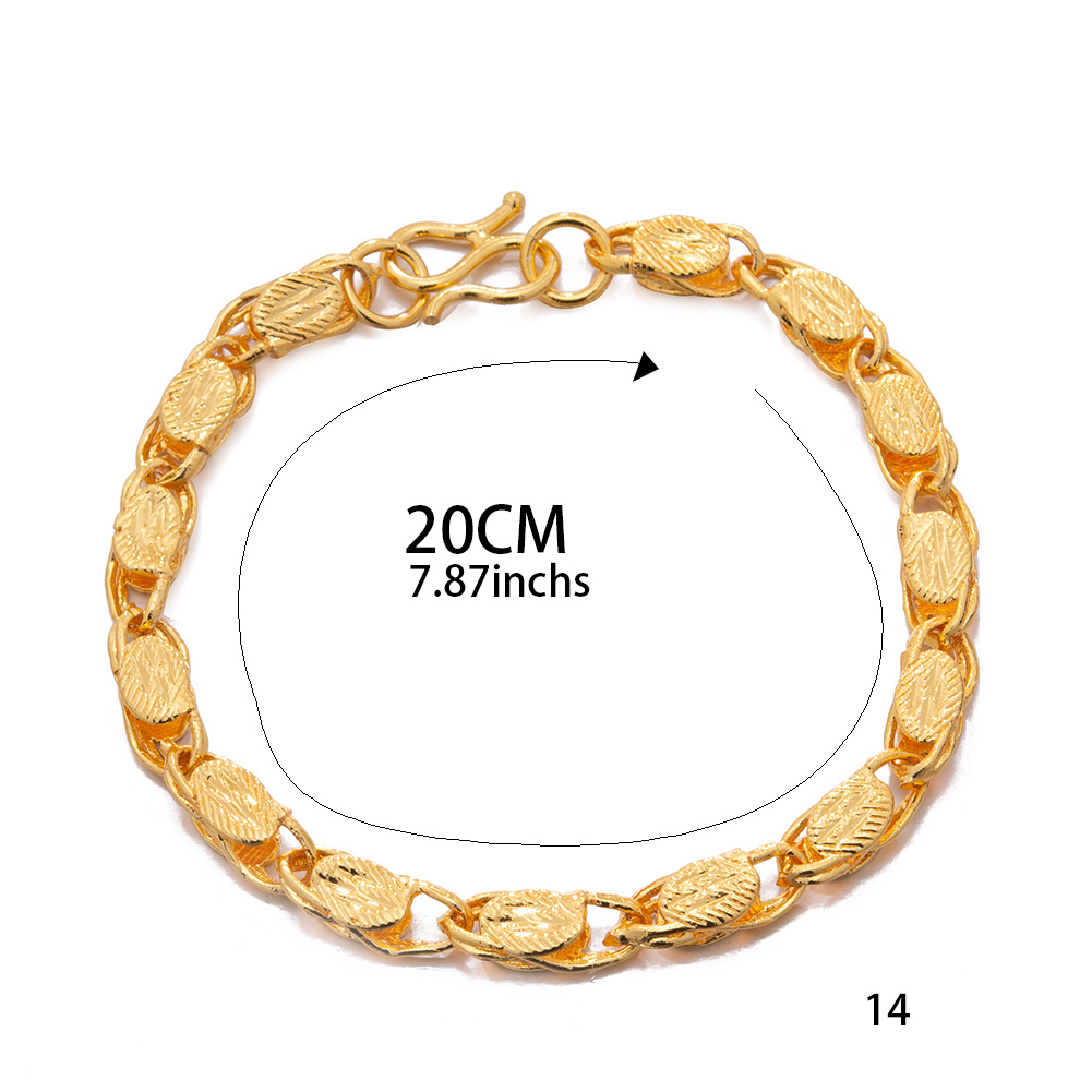20CM à la mode couleur or homm - Dubai Men'S Fashion avis et prix