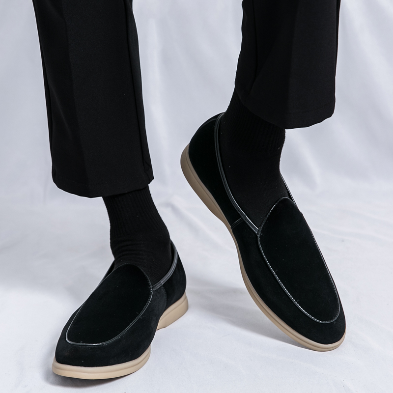 Mode hommes marque de luxe moc - Suede Loafers Men avis et prix