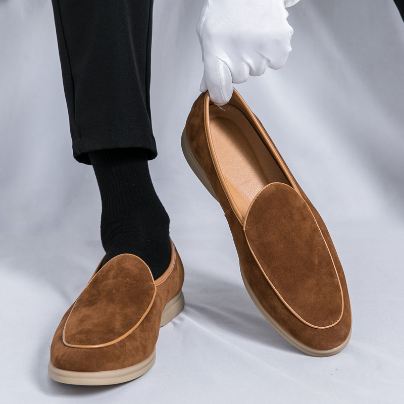 Mode hommes marque de luxe moc - Suede Loafers Men avis et prix