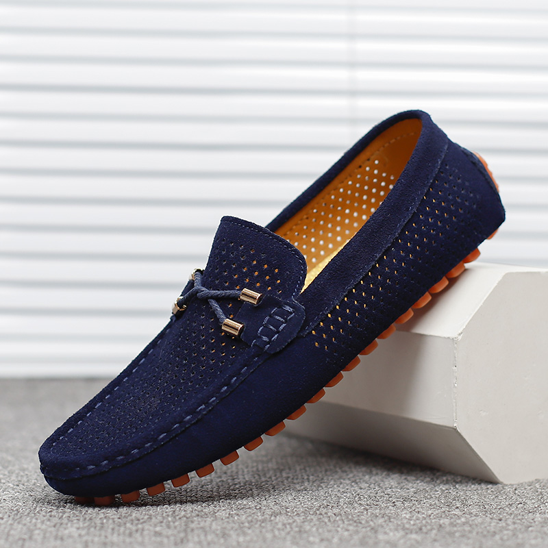 Mode daim hommes chaussures dé - Suede Loafers Men avis et prix