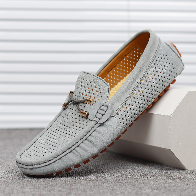 Mode daim hommes chaussures dé - Suede Loafers Men avis et prix