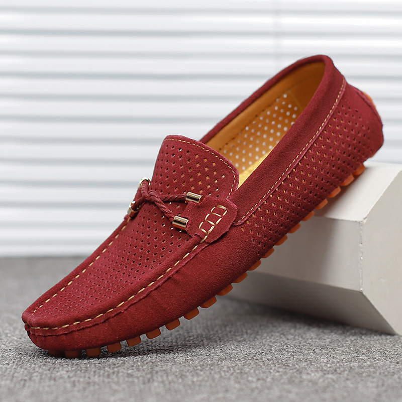 Mode daim hommes chaussures dé - Suede Loafers Men avis et prix