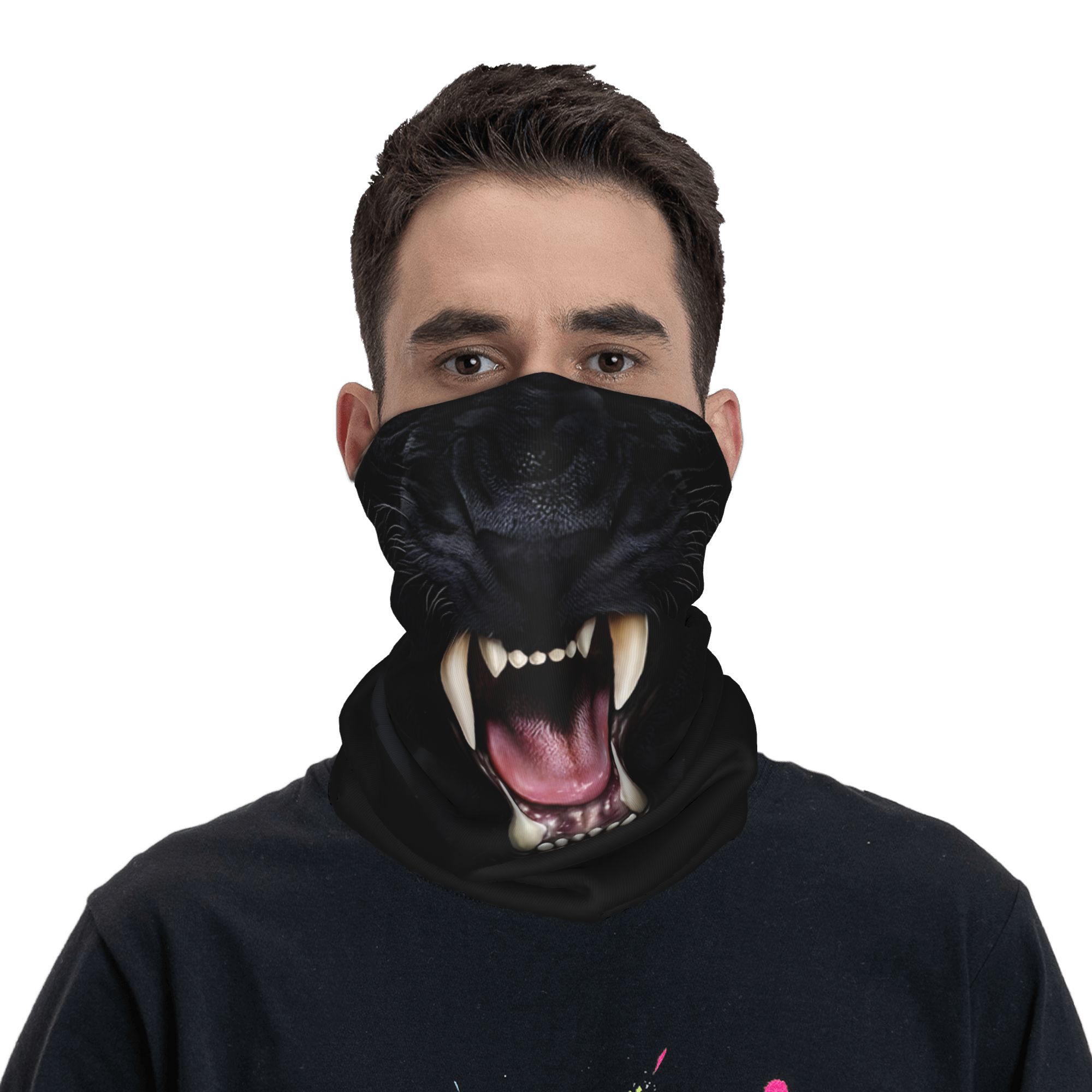 Personnalisé noir panthère têt - Men'S Fashion Head Scarf avis et prix