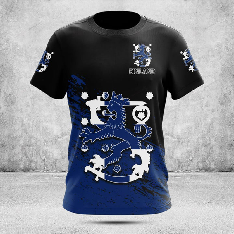 T-shirts graphiques drapeau fi - Men'S Fashion Names avis et prix