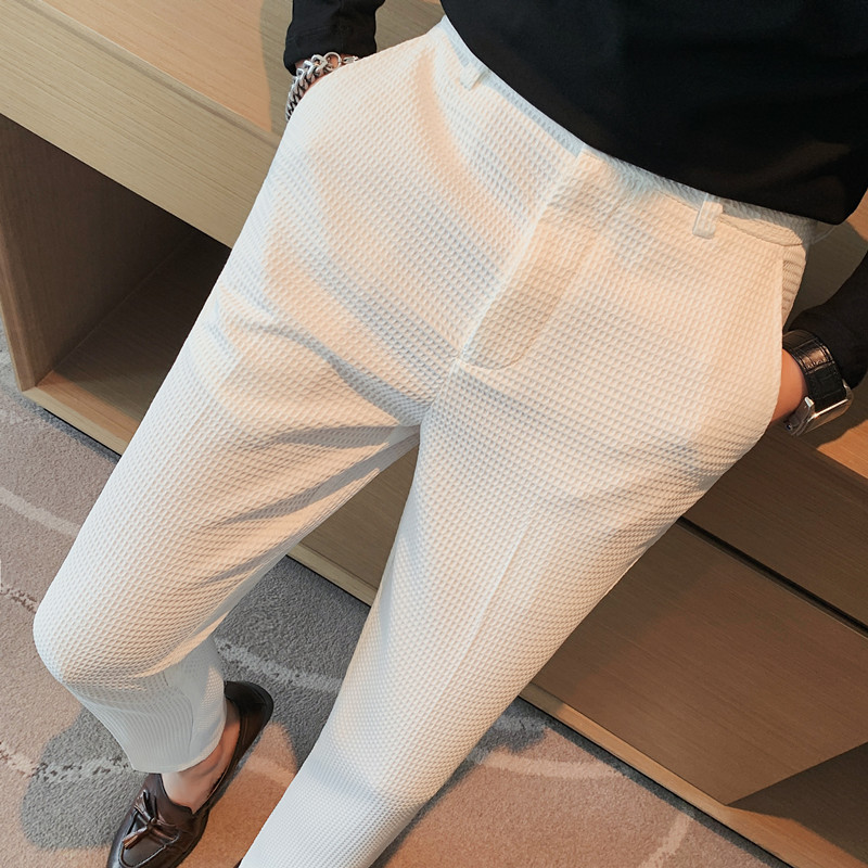 Pantalon gaufré extensible pou - Formal Trouser Stretch avis et prix