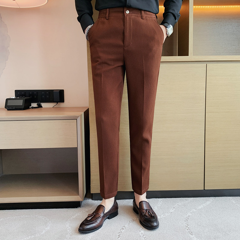 Pantalon gaufré extensible pou - Formal Trouser Stretch avis et prix
