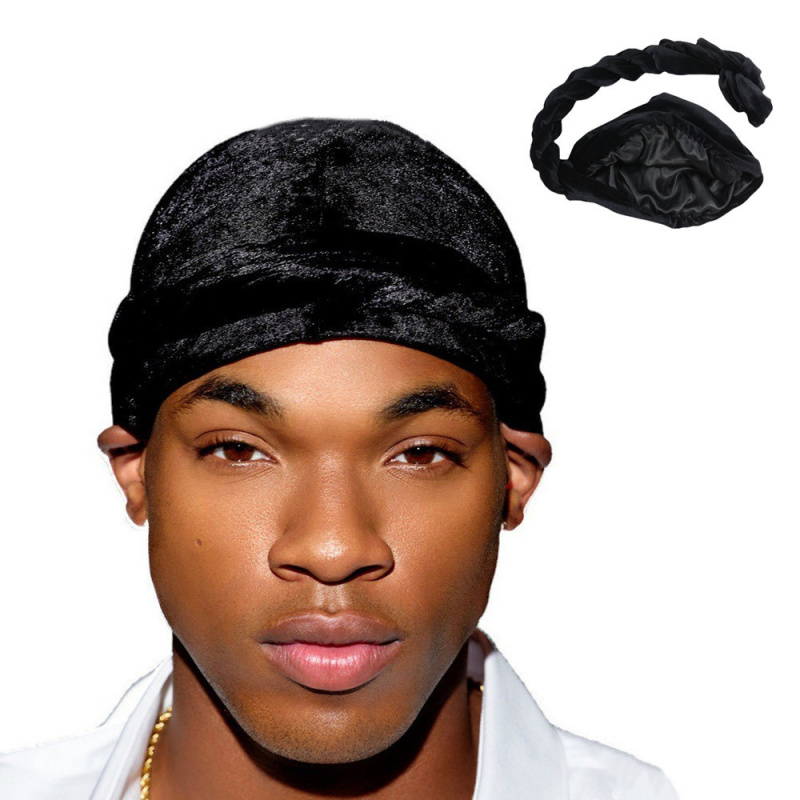Foulard de tête en velours pou - Men'S Fashion Head Scarf avis et prix