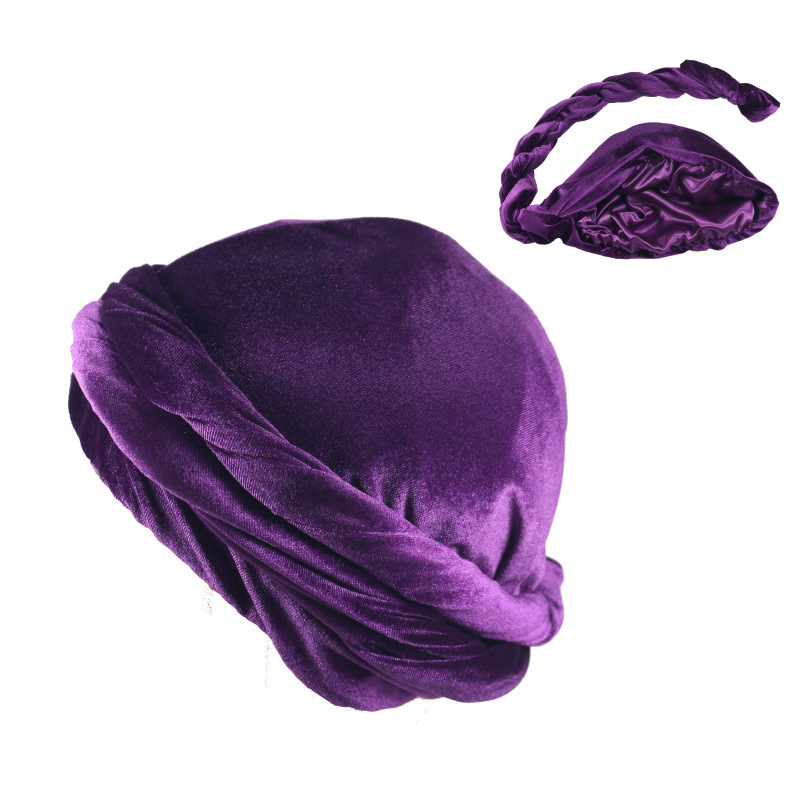 Foulard de tête en velours pou - Men'S Fashion Head Scarf avis et prix