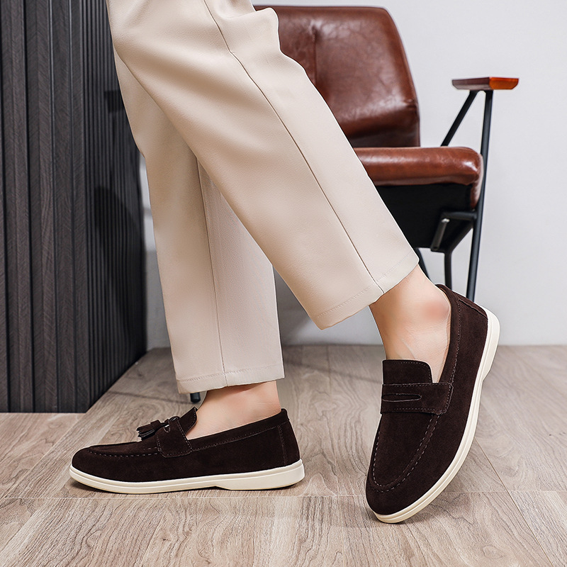 Chaussures de conduite confort - Suede Loafers Men avis et prix