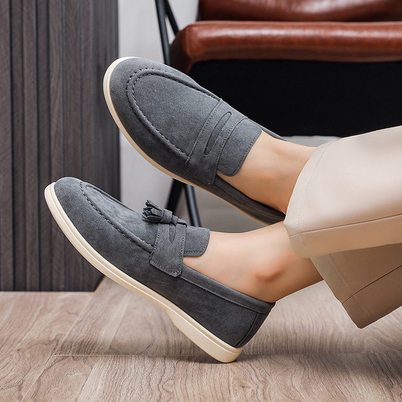 Chaussures de conduite confort - Suede Loafers Men avis et prix