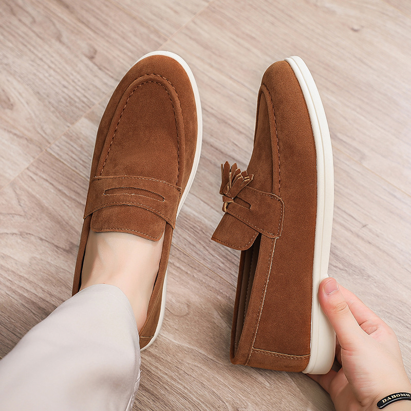 Chaussures de conduite confort - Suede Loafers Men avis et prix