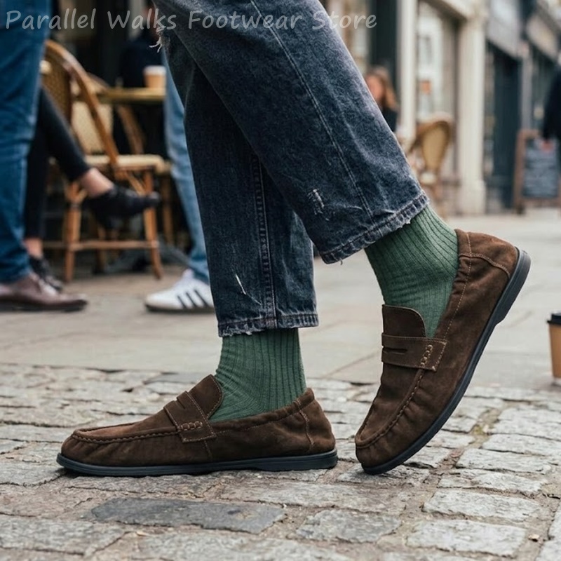 Mocassins en daim souple pour  - Suede Loafers Men avis et prix