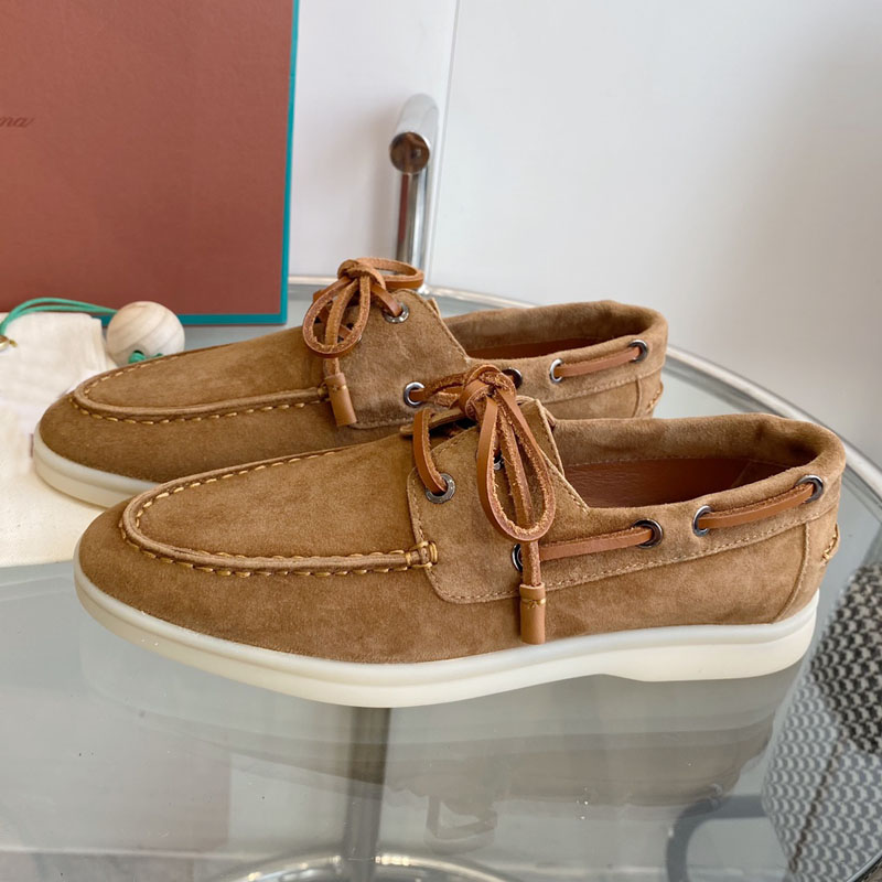 Chaussures plates en cuir véri - Suede Loafers Men avis et prix