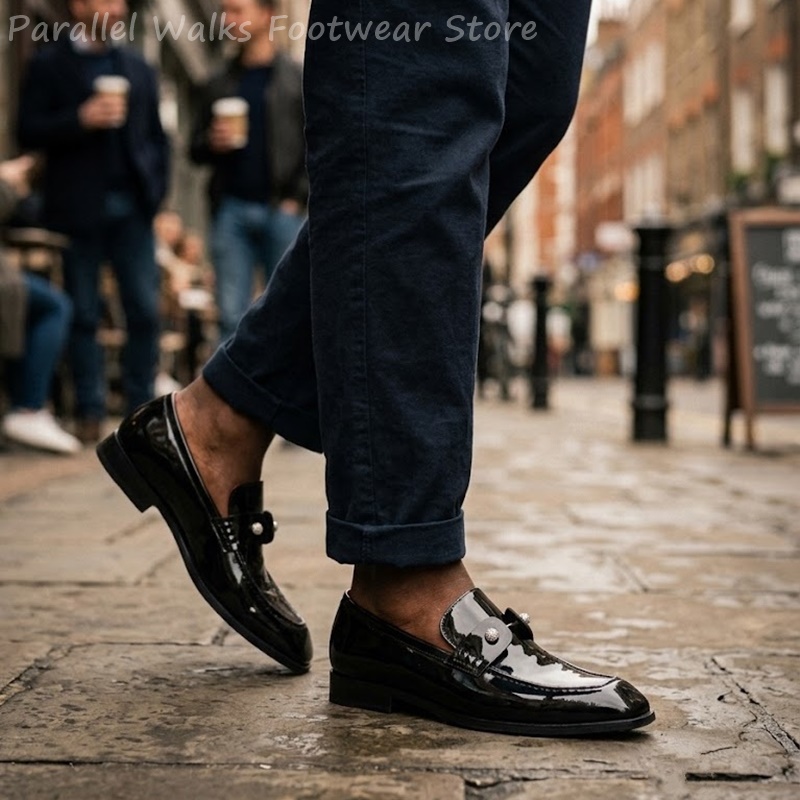 Mocassins pour hommes noirs en - Suede Loafers Men avis et prix