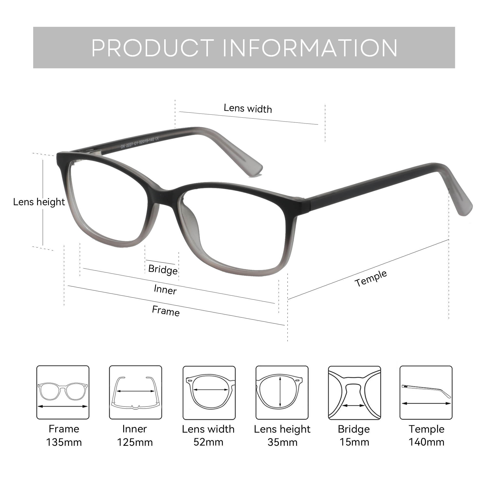 ZENOTTIC – lunettes optiques c - Men'S Fashion Non Prescription Glasses avis et prix