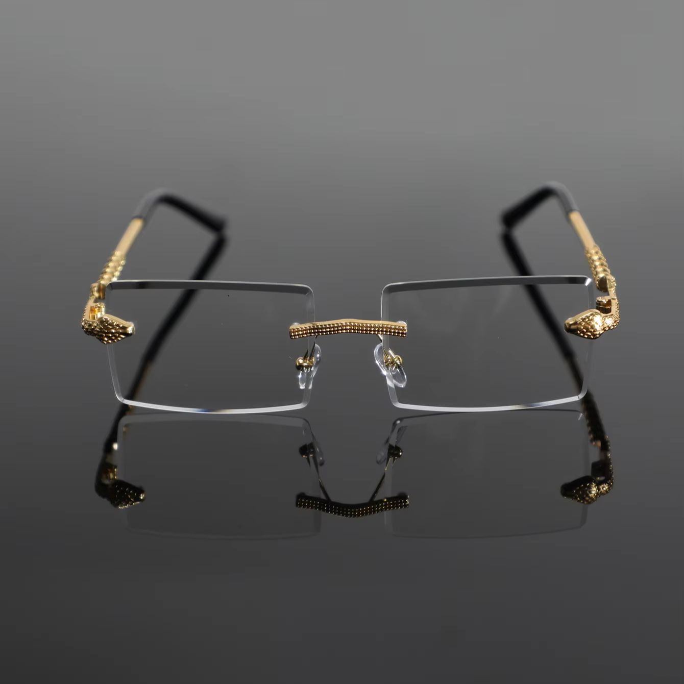 1 paire de lunettes rectangula - Men'S Fashion Non Prescription Glasses avis et prix