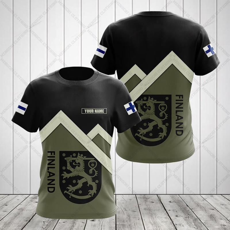 T-shirts graphiques drapeau fi - Men'S Fashion Names avis et prix