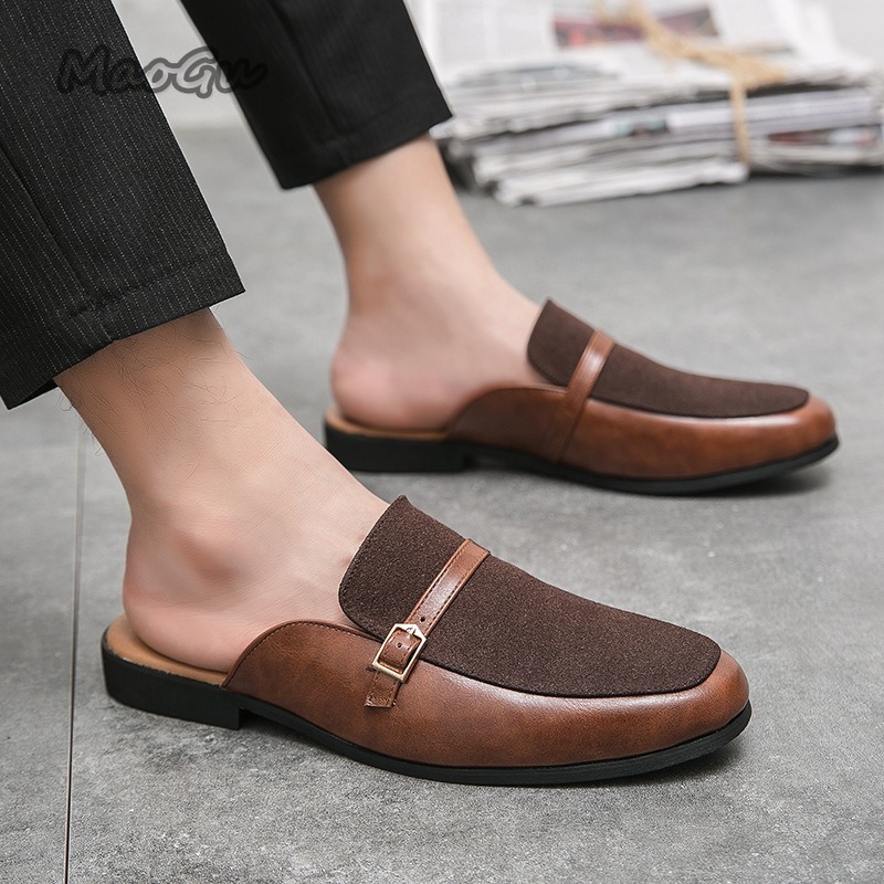 Pantoufles pour hommes en simi - Suede Loafers Men avis et prix