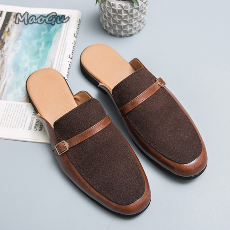 Pantoufles pour hommes en simi - Suede Loafers Men avis et prix