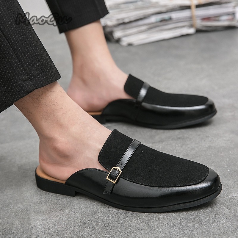 Pantoufles pour hommes en simi - Suede Loafers Men avis et prix
