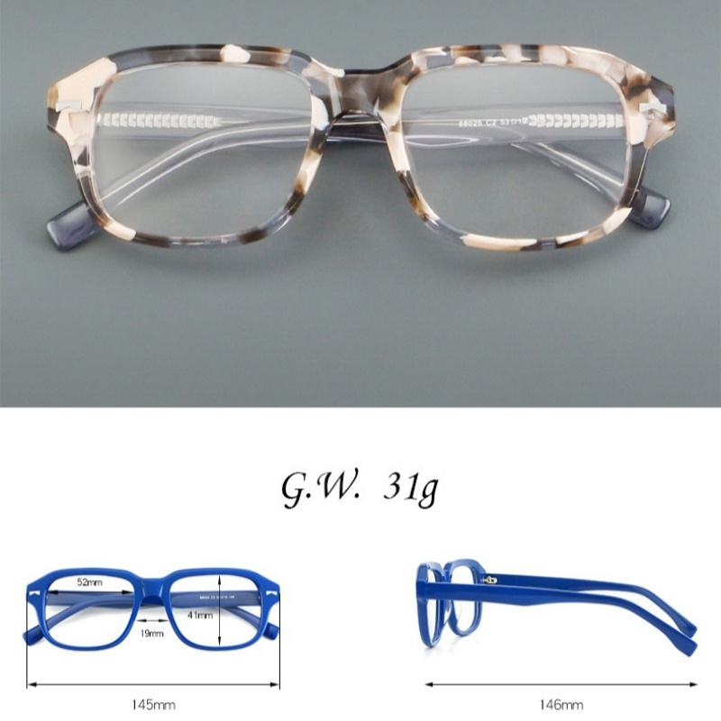 Lunettes optiques en acétate p - Men'S Fashion Non Prescription Glasses avis et prix
