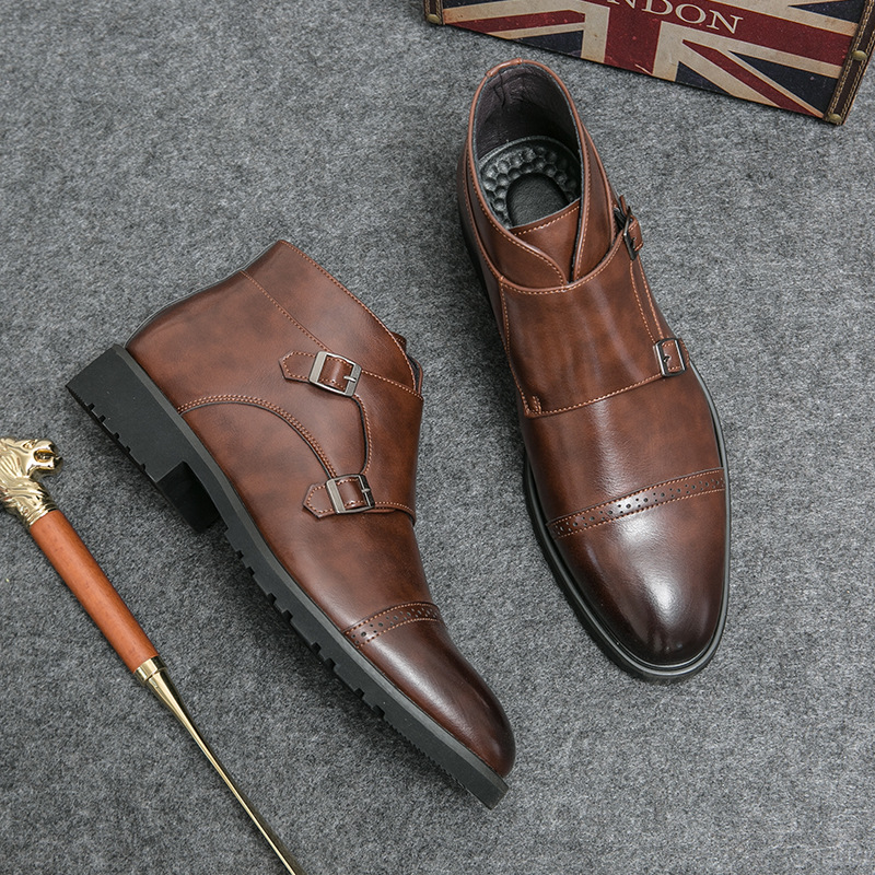 Bottes montantes en cuir point - Mens Fashion Autumn 2025 avis et prix