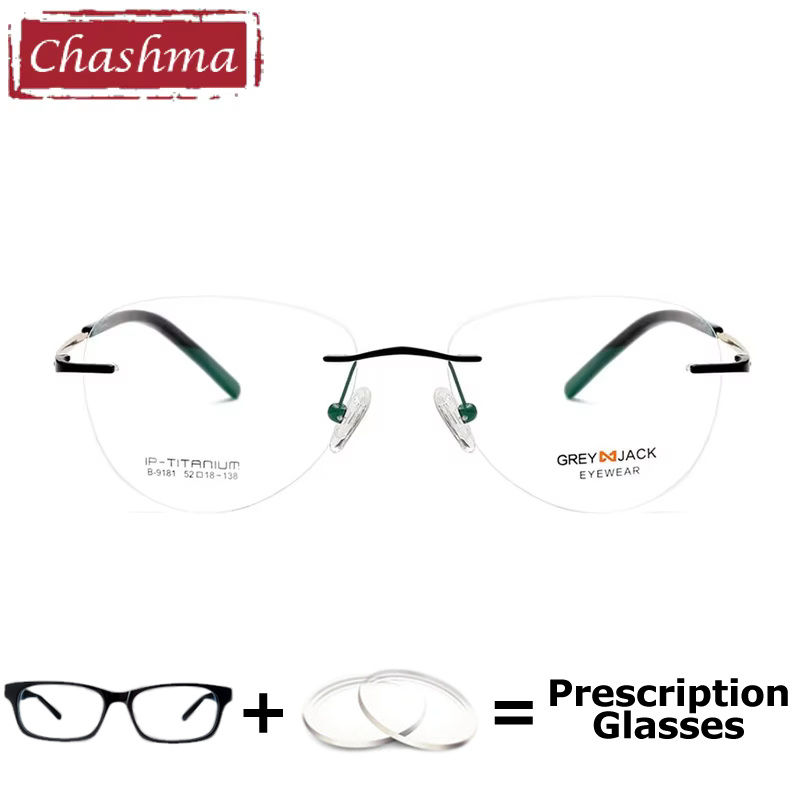 Chashma élégant sans monture l - Men'S Fashion Rimless Glasses avis et prix